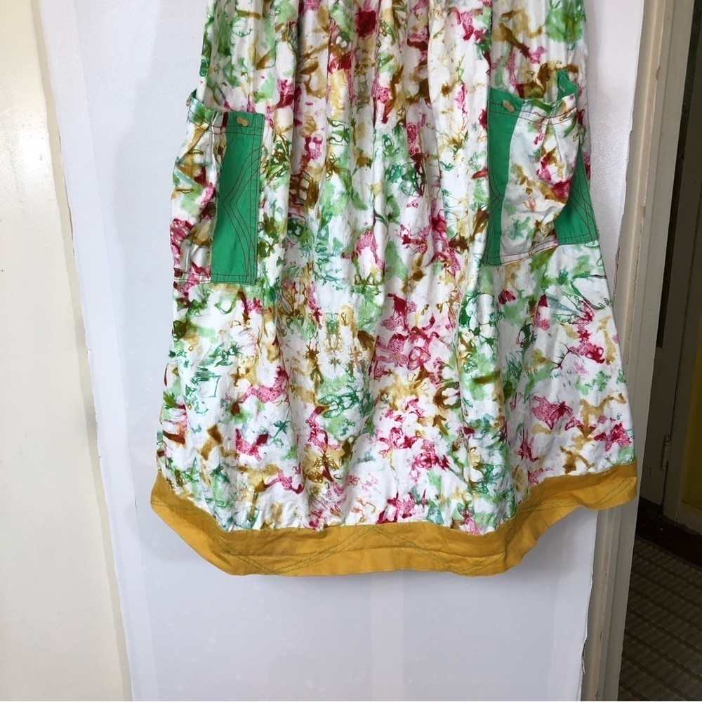 Vintage 60s-70s Multi Tie Dye Muu Muu/Lounge/Beach/Sun Dress - Picture 4 of 11